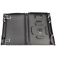 Empty Replacement Case with Memory Card Holder for Nintendo GameCube Games New - Open Case Displayed