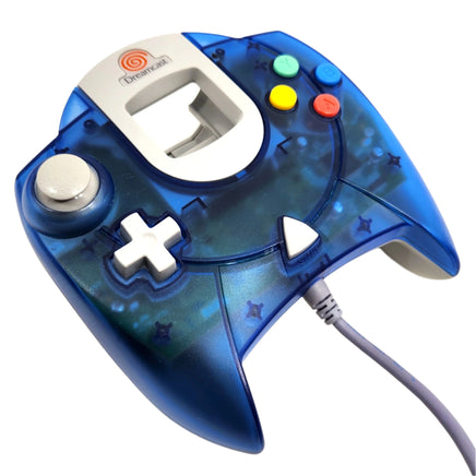 Official OEM Clear Blue Sega Dreamcast Controller HKT-7700 Like New Loose Condition