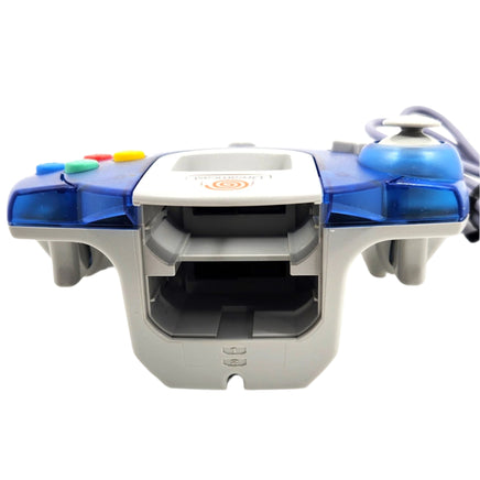 Official OEM Clear Blue Sega Dreamcast Controller HKT-7700 Like New Loose Top of Item Shown