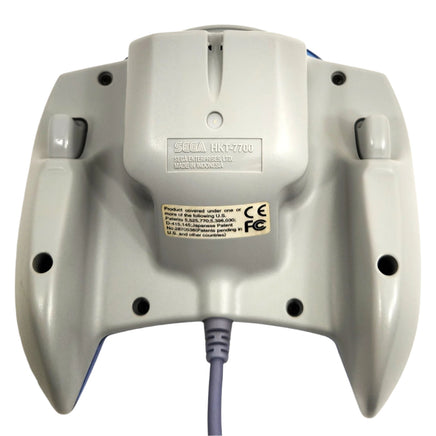 Official OEM Clear Blue Sega Dreamcast Controller HKT-7700 Like New Loose Bottom of Item Shown