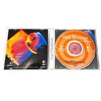 Web Browser 10 Dreamcast Good - Open Case Displaying Contents