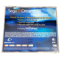 Web Browser 10 Dreamcast Brand New - Back Of Case