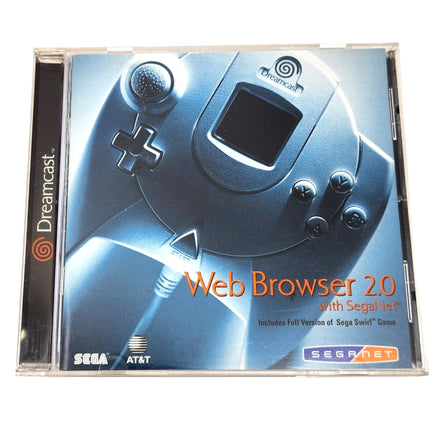 Planetweb Web Browser 2.0 Sega Swirl Game Dreamcast Good - Cib Front Cover
