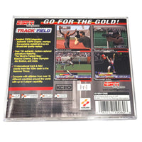 Espn International Track And Field Dreamcast Good - Cib Back Cover