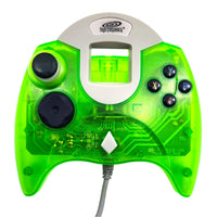 Clear Green High Frequency Controller Dreamcast Acceptable Loose - Front of Pad Shown