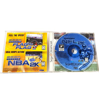Nfl 2K Dreamcast Like New - Case Open – Disc And Manual Shown