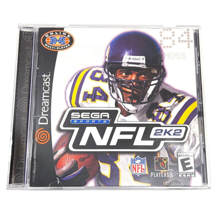 Nfl 2K2 Dreamcast Very Good - Cover Artwork – Front View