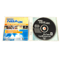 Nhl 2K Dreamcast Like New - Open Case Showing Disc And Manual