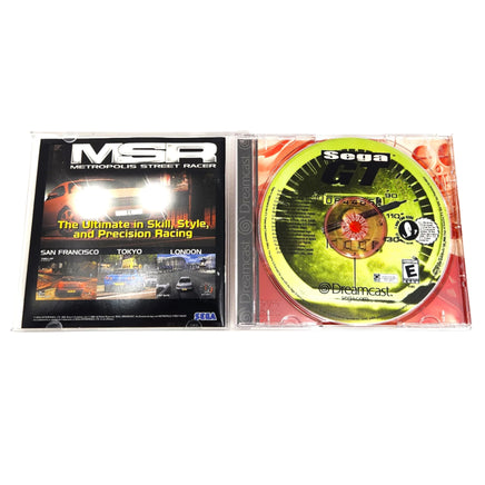 Sega Gt Dreamcast Good - Case Open With Disc & Manual Inside