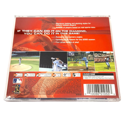 World Series Baseball 2K1 Sega All Stars Dreamcast Like New - Cib Back Cover