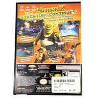 Shrek 2 Nintendo GameCube Good - Game Case Back Cover
