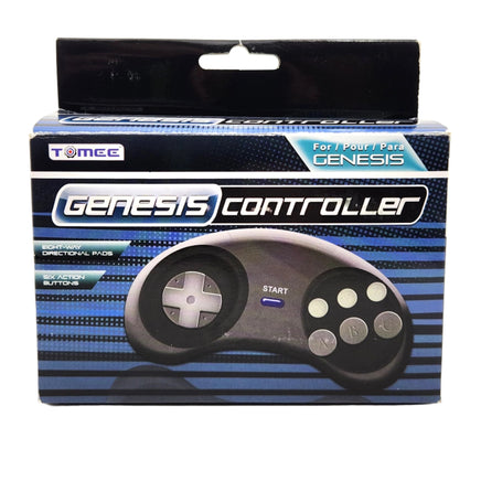 Replacement 6-Button Controller for Sega Genesis System Brand New - Front of Box