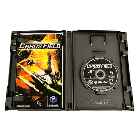 Chaos Field Nintendo GameCube Very Good - Open Case Showing Disc & Manual