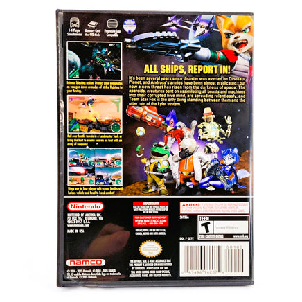Star Fox Assault Nintendo GameCube Very Good - Authentic Back Cover Art