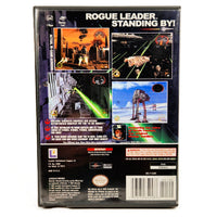 Star Wars Rogue Leader Rogue Squadron II Nintendo GameCube Very Good CIB - Rear Cover And Barcode Area