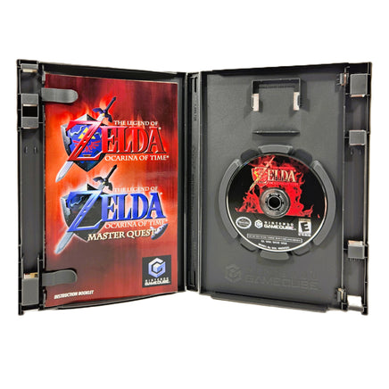 The Legend Of Zelda Ocarina Of Time Master Quest Nintendo GameCube Very Good CIB - Open Case Showing Disc & Manual