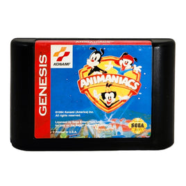 Animaniacs Sega Genesis Good Loose - Game Cartridge Front