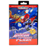 Arrow Flash Sega Genesis Like New CIB - Game Box Front Artwork