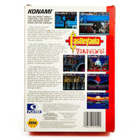 Castlevania Bloodlines Cardboard Box Sega Genesis Like New CIB - Original Box Back View