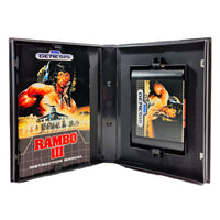 Rambo III Sega Genesis Like New CIB - Open Box With Cartridge And Instruction Manual Visible