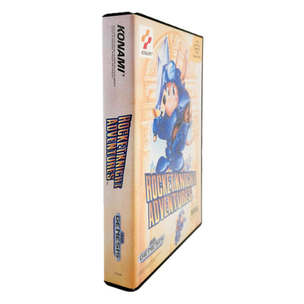 Rocket Knight Adventures Sega Genesis Like New CIB - Case Spine Detail View