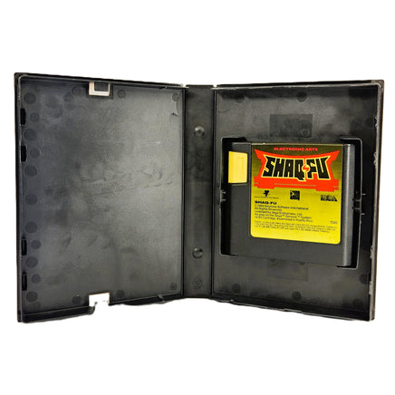 Shaq Fu Sega Genesis Good -Open Case Showing Cartridge