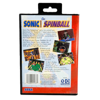 Sonic Spinball Sega Genesis Good - Back Case Artwork Of Authentic Game