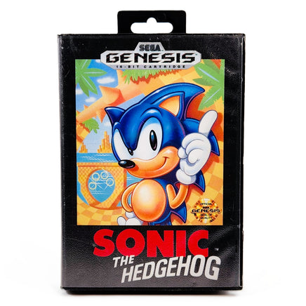Sonic The Hedgehog Sega Genesis Very Good CIB - Complete In Box Front Cover