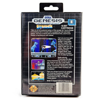 Strider Sega Genesis Very Good CIB - Game Box Back Artwork