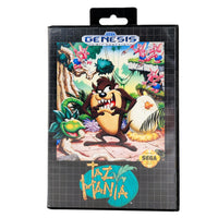 Tazmania Sega Genesis Good - Front Of Official Retail Game Case