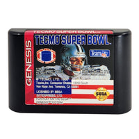 Tecmo Super Bowl Sega Genesis Good Loose - Game Cartridge Front