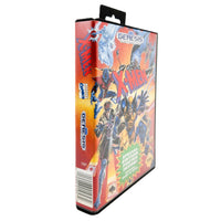 X-Men Sega Genesis Very Good CIB - Game Box Spine Close-Up
