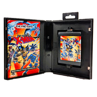 X-Men Sega Genesis Very Good CIB - Open Case Photo Showing Game Cart And Booklet