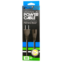 AC Power Supply Cable for PlayStation 2 or Original Xbox Brand New Front