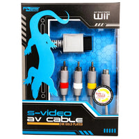 S-Video and Composite Audio Video Cable AV Cord for Nintendo Wii System  New - Front of Box