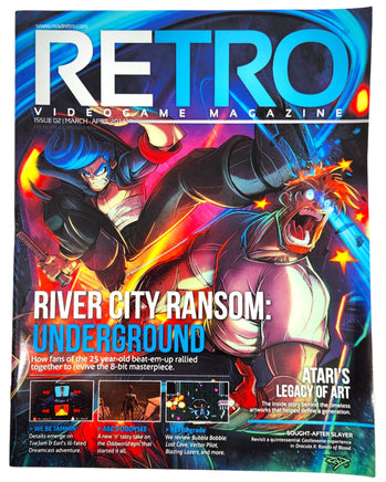 RETRO Video Game Magazine Issue 02 2014 River City Ransom Art of Atari New Front