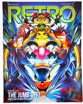 RETRO Video Game Magazine Issue 04 2014 Platform Gamer Issue Mario Sonic Bonk New Front