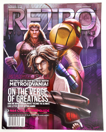 RETRO Video Game Magazine Issue 05 2014 Metroid Castlevania New Front