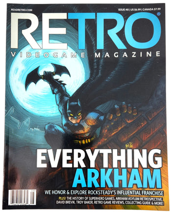 RETRO Video Game Magazine Issue 08 2015 Batman Spiderman New Front