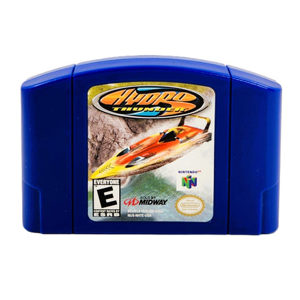 Hydro Thunder Blue Cart Nintendo 64 Very Good Loose - Cartridge Front View