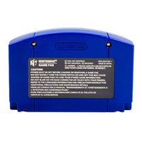 Hydro Thunder Blue Cart Nintendo 64 Very Good Loose - Cartridge Back View