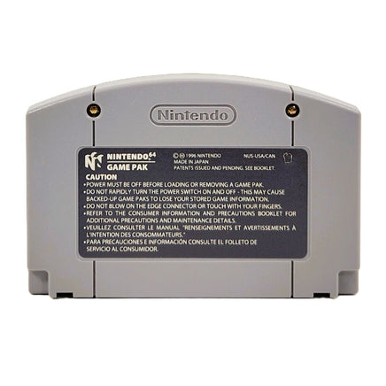 Star Fox 64 Nintendo 64 Good Loose - Game Cartridge Back