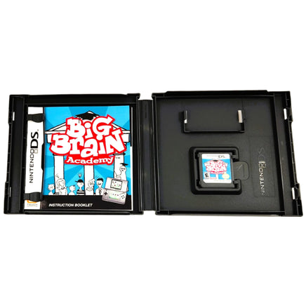 Big Brain Academy Nintendo DS Like New - Open Case Showing Manual and Cartridge