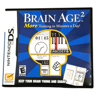 Brain Age 2 Nintendo DS Like New - Front of Game Case Artwork