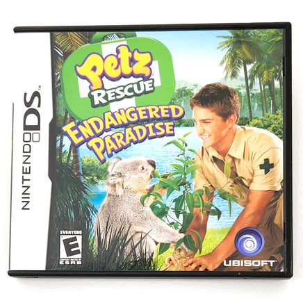 Petz Rescue Endangered Paradise Nintendo DS Good - Front of Game Shown