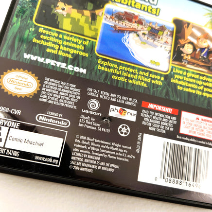 Petz Rescue Endangered Paradise Nintendo DS Good - Back of Game Showing Damage to Case and Artwork