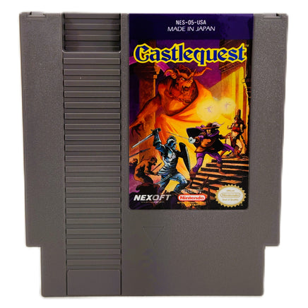 Castlequest Nintendo Nes Like New - Cart Front