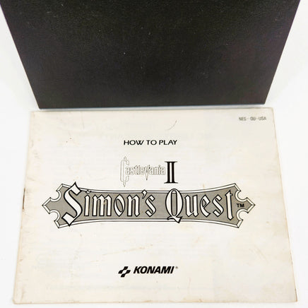 Castlevania Ii Simons Quest Nintendo Nes Good Loose - Manual Front