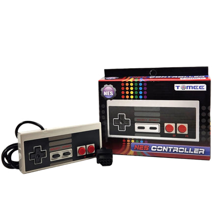 Replacement Controller for Nintendo NES System Tomee Brand New Front of Box and Controller Shown