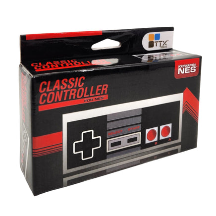 Replacement Controller for Nintendo NES Console TTX Tech Brand New Front & Side View of Box